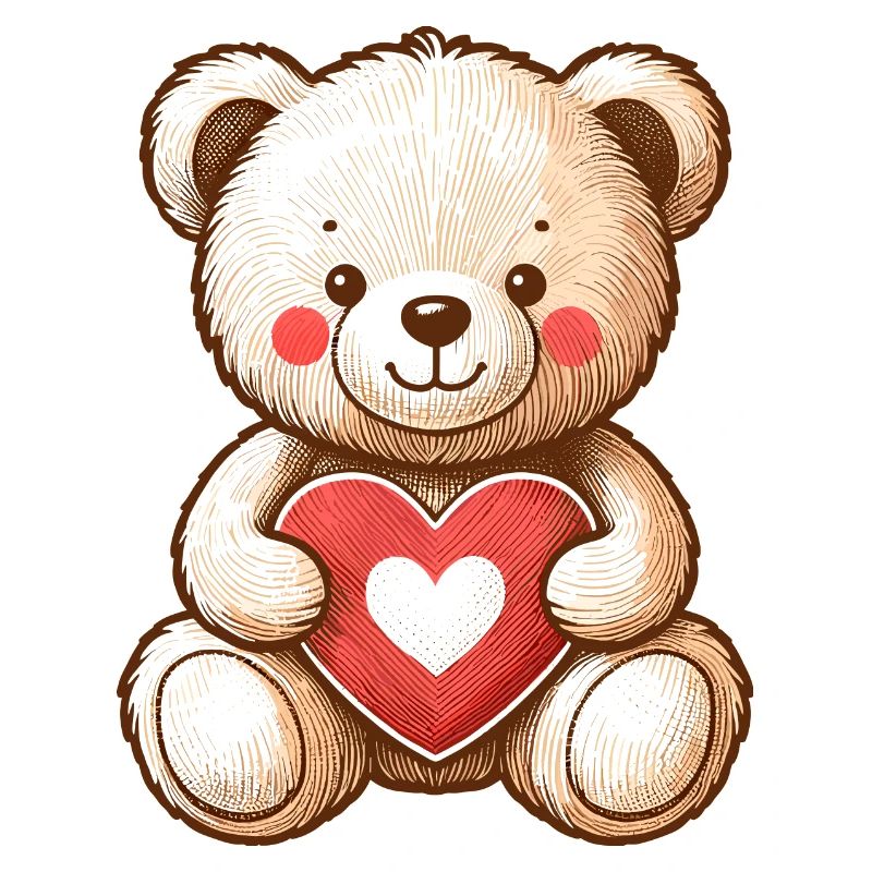 TEDDY BEAR, TEDDY BEAR, SOFT TOY, CUDDLE, SOFT HEART