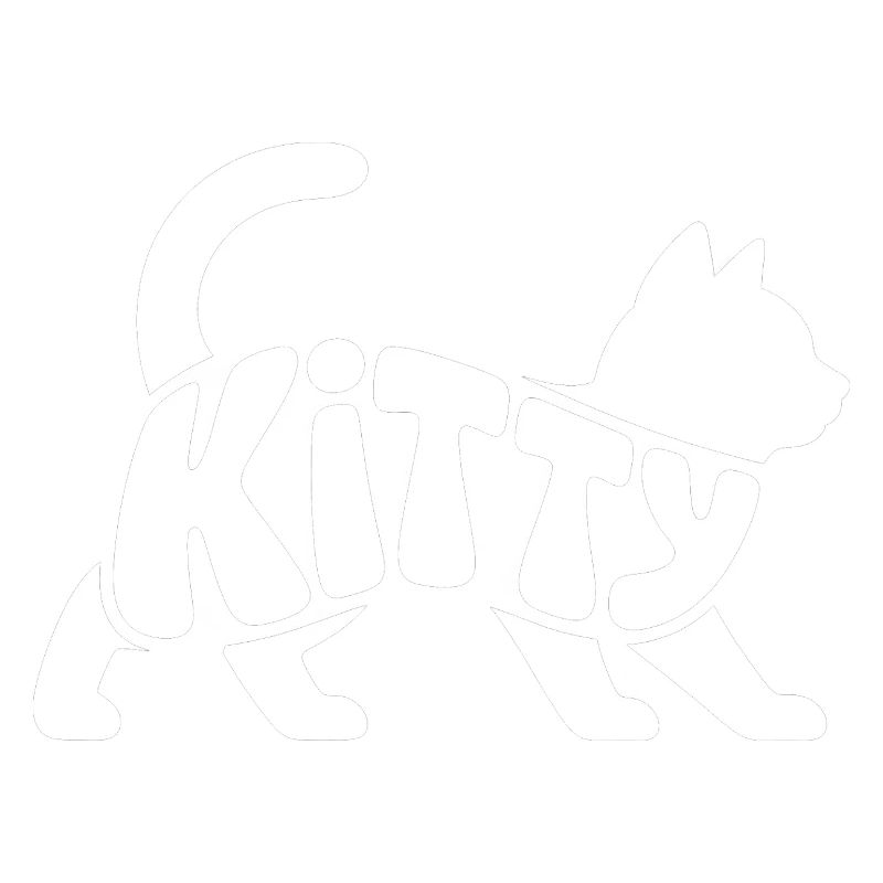 Kitty - Conception de chat de compagnie mignon
