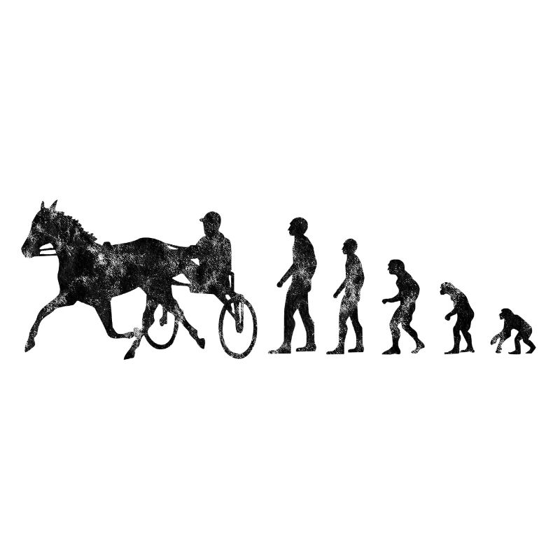 Courses de trotters au trot dans le style Evolution