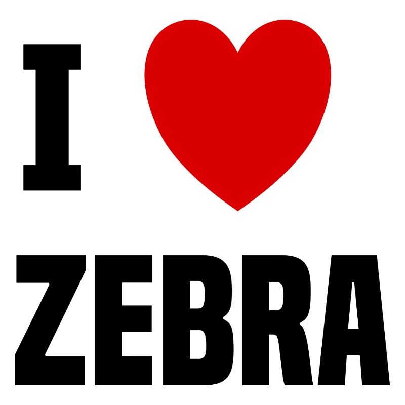 Ich liebe Zebra