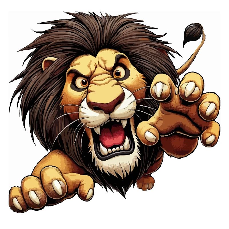Leo attacks