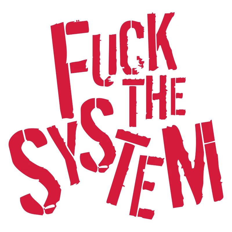 texte rebelle baiser la conception du logo système disant