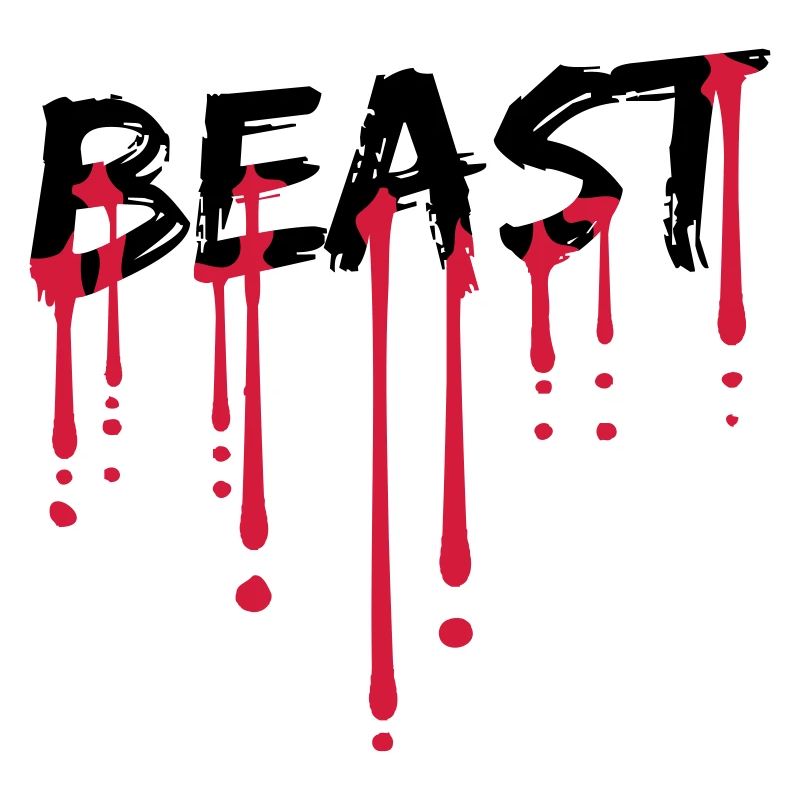 blut tropfen bodybuilder beast mode monster stark
