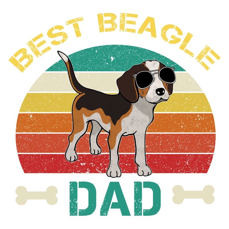 Best Beagle Dad Beaglehalter Geschenk