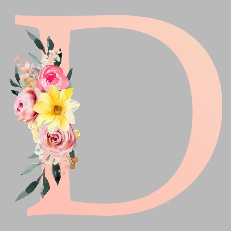 D Monogramme Floral