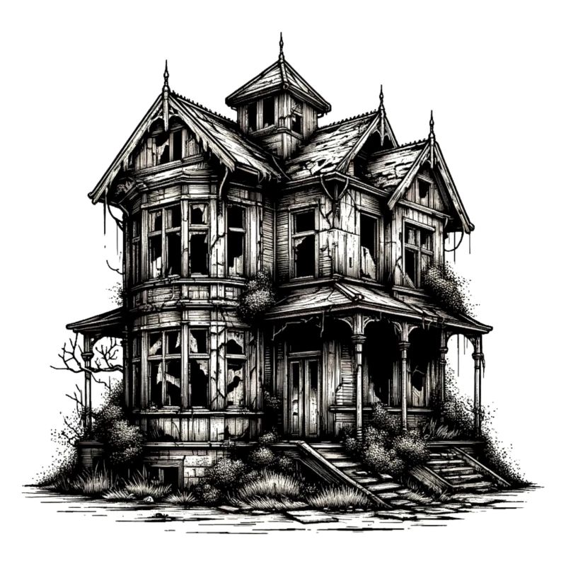 Desolate Urbex House - Eine Geschichte der Dekadenz u