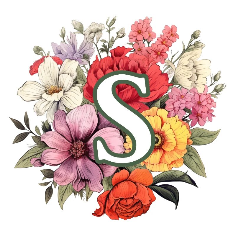 S Bouquet de monogramme