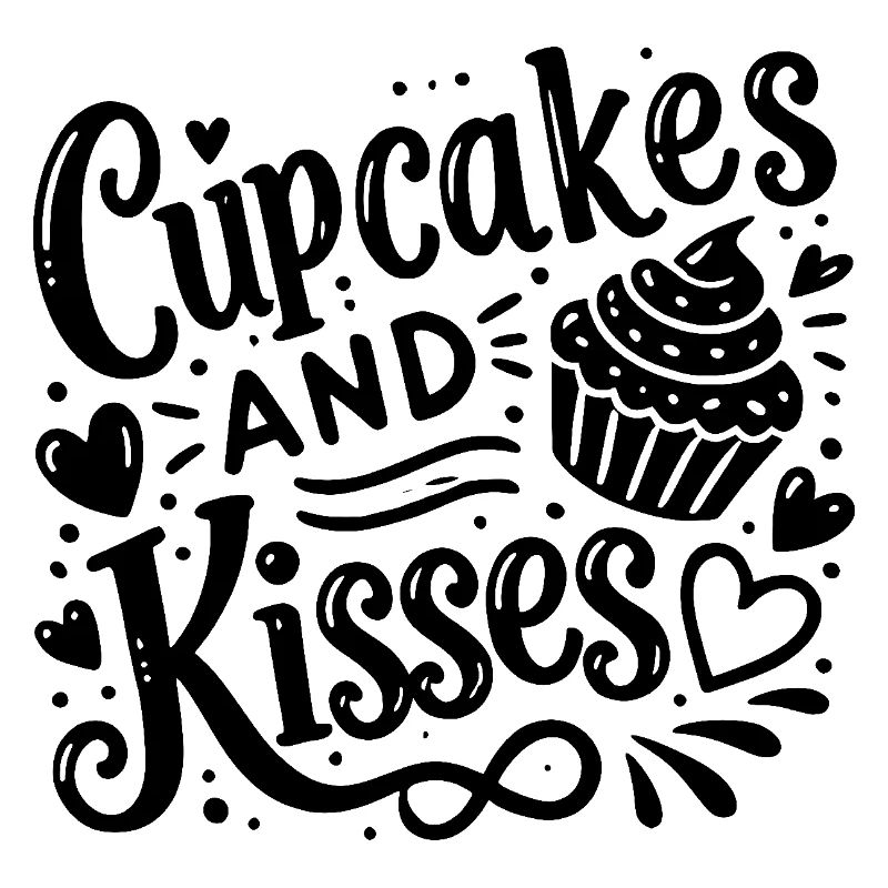 Cupcakes et bisous
