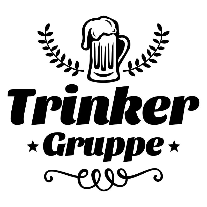 trinker gruppe bier