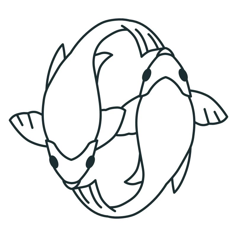 koi FISH ying and yang