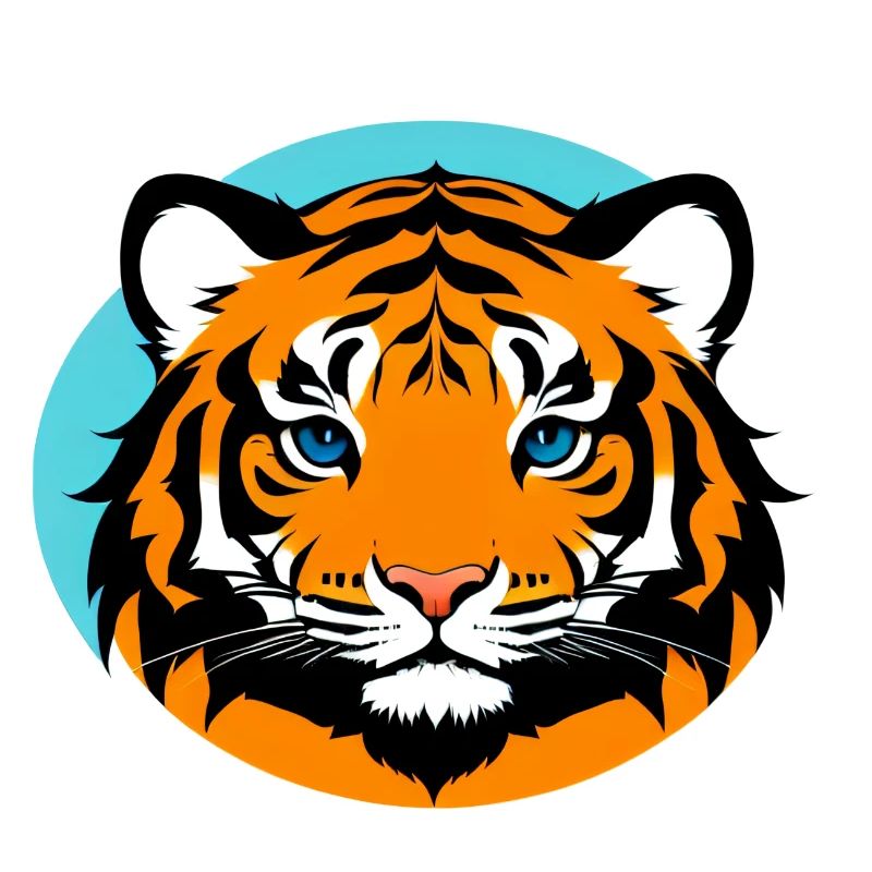 Comic Tiger Mignon Drôle Cool Dessin animé 17