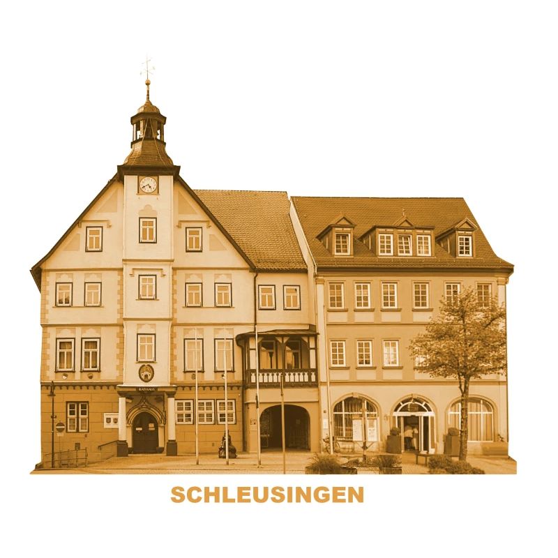 Schleusingen Town Hall Hildburghausen Thuringia