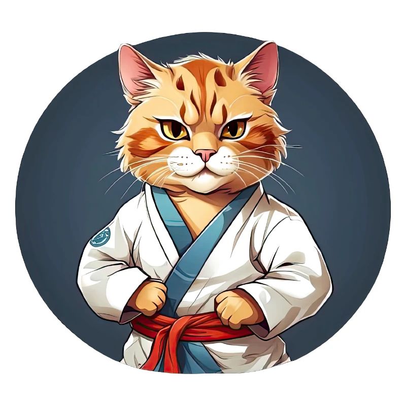 Karate Cat - Cat Design
