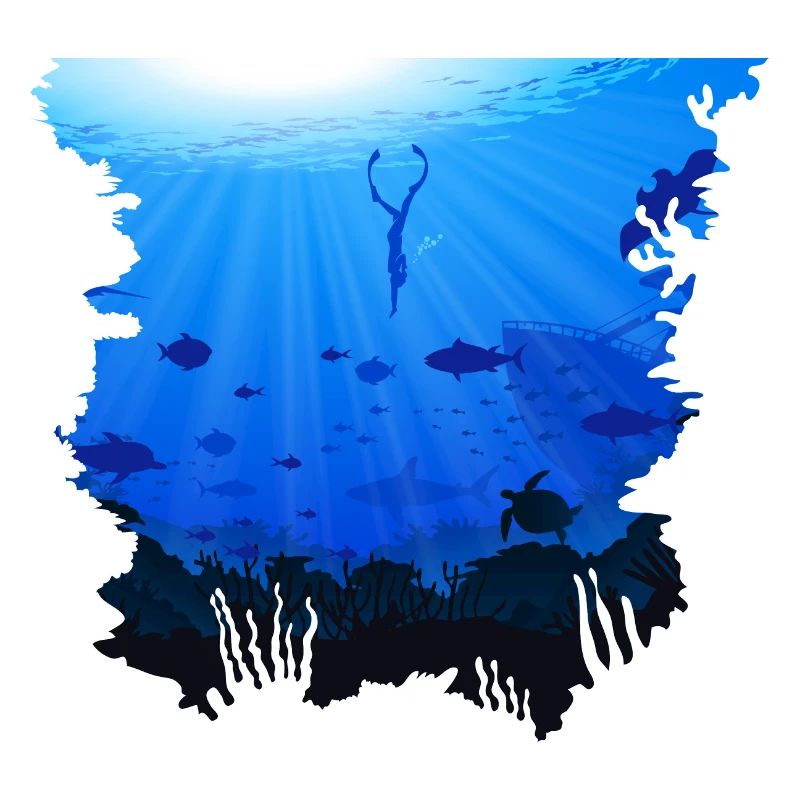 Freedive Diving Apnea Deep Seas Underwater Diver