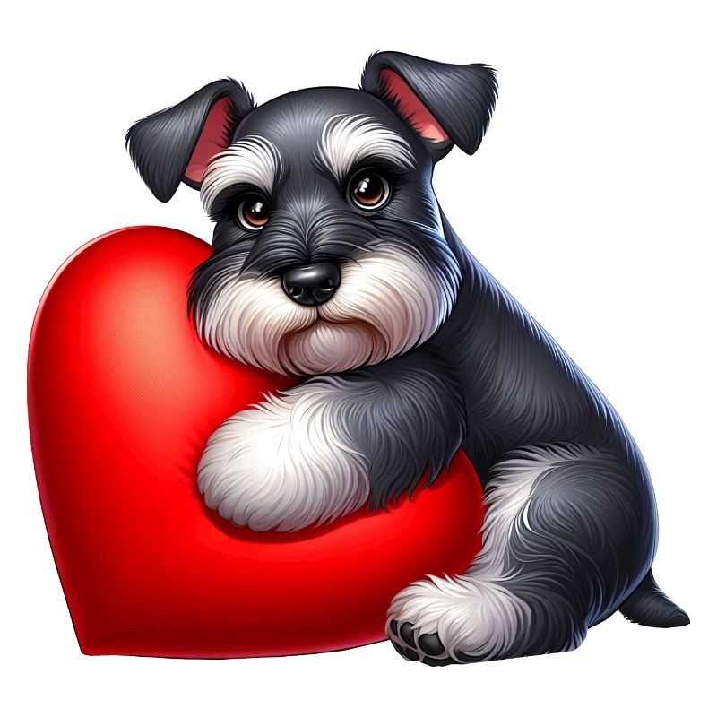 Dessin de la Saint-Valentin Schanuzer