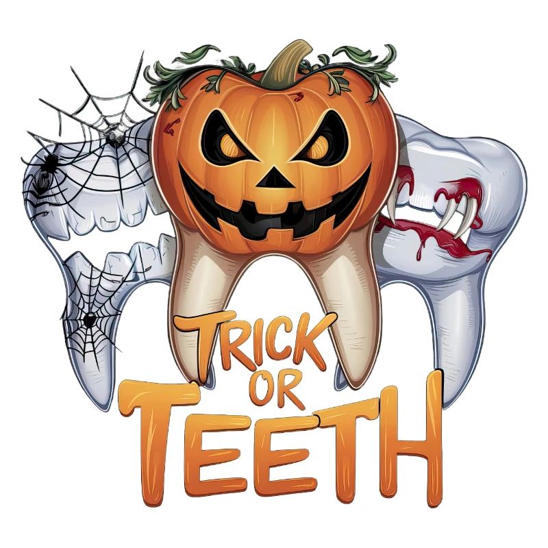 Trick Or Teeth - Halloween Design