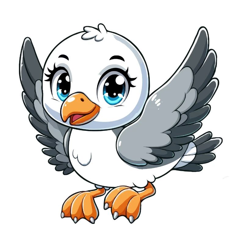 Bébé mouette