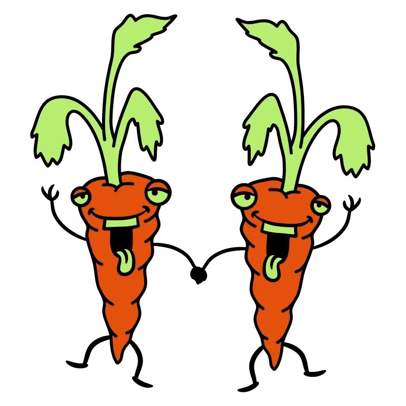 Carrots carrots friends team comic, funny