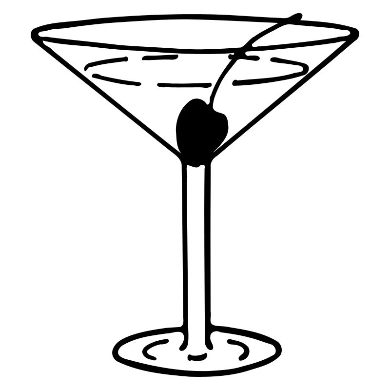 Martini mit Olive