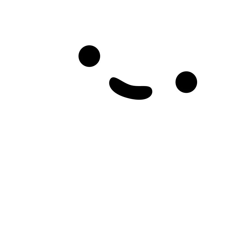 fantôme en blanc souriant