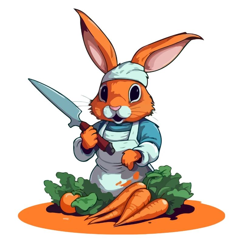 Xam the rabbit cook