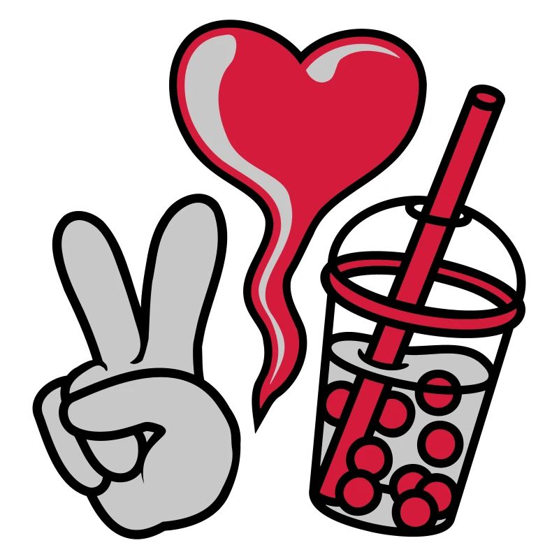 Peace Love Bubble Tea