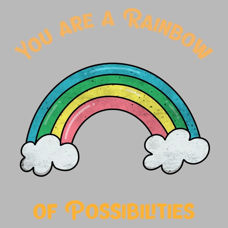 Du bist ein Regenbogen der Möglichkeiten. Positive Worte