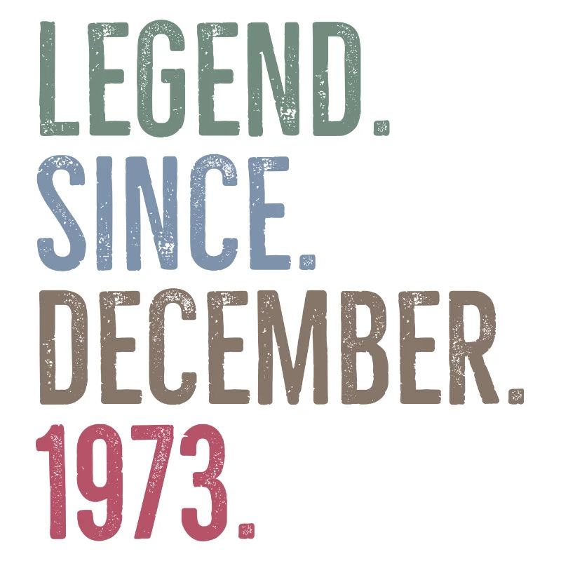 Legende seit Dezember 1973