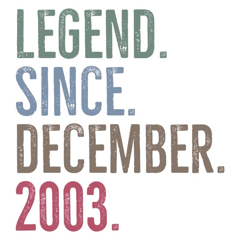 Legend Since December 2003