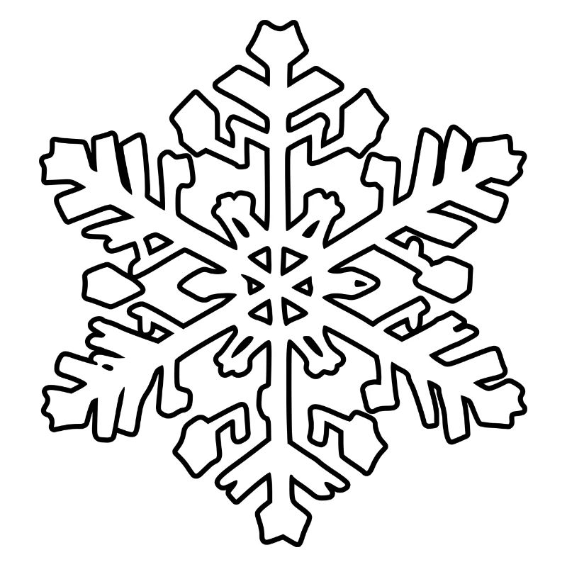 Snowflake Snow Winter Christmas Cold 06
