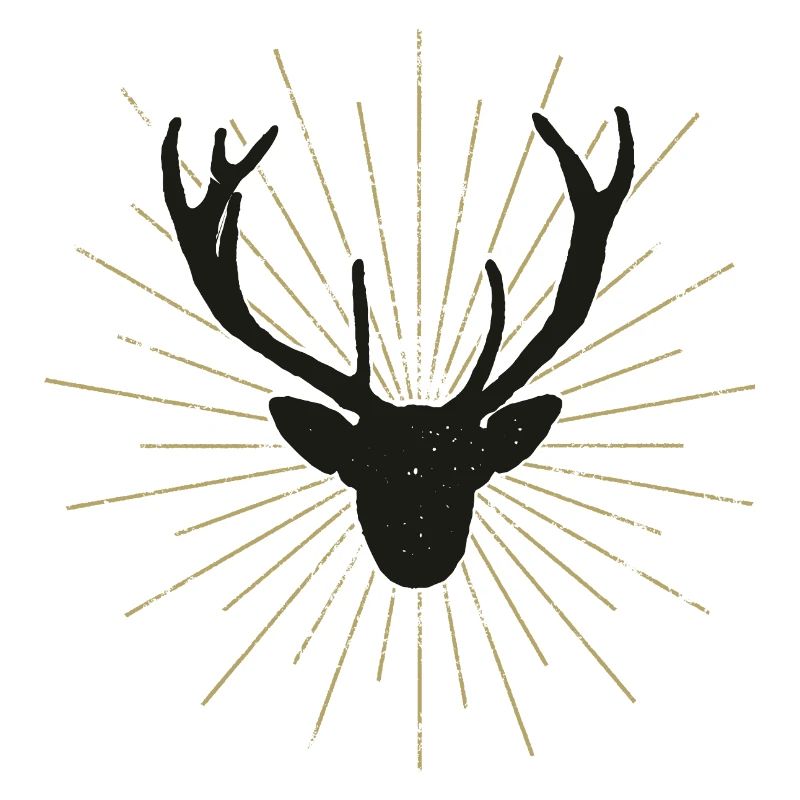 Nice illuminated deer head