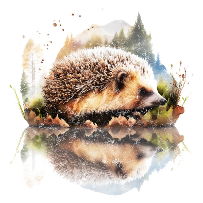 Small hedgehog, Native animals, Nature conservation, Garden