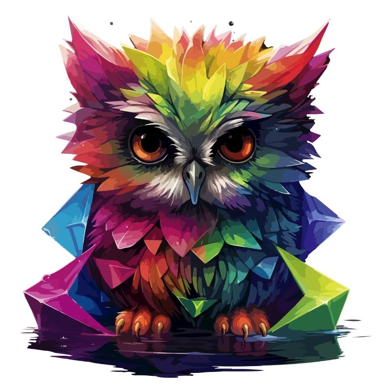 Regenbogen-Eule