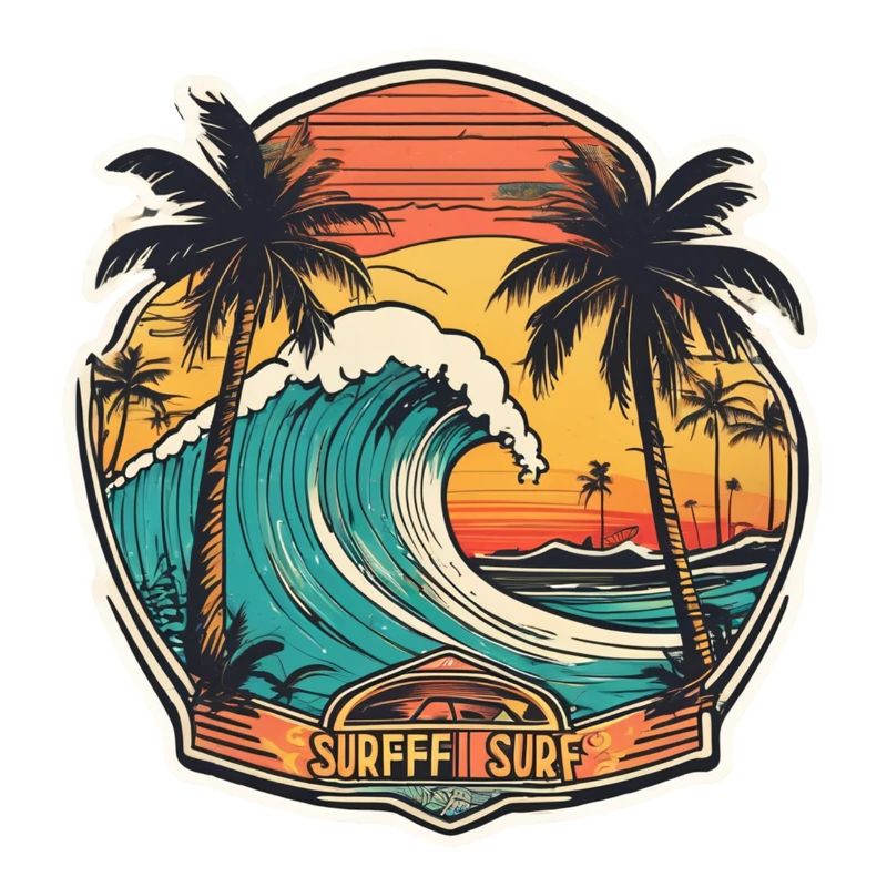 surf plage palmier soleil vacances