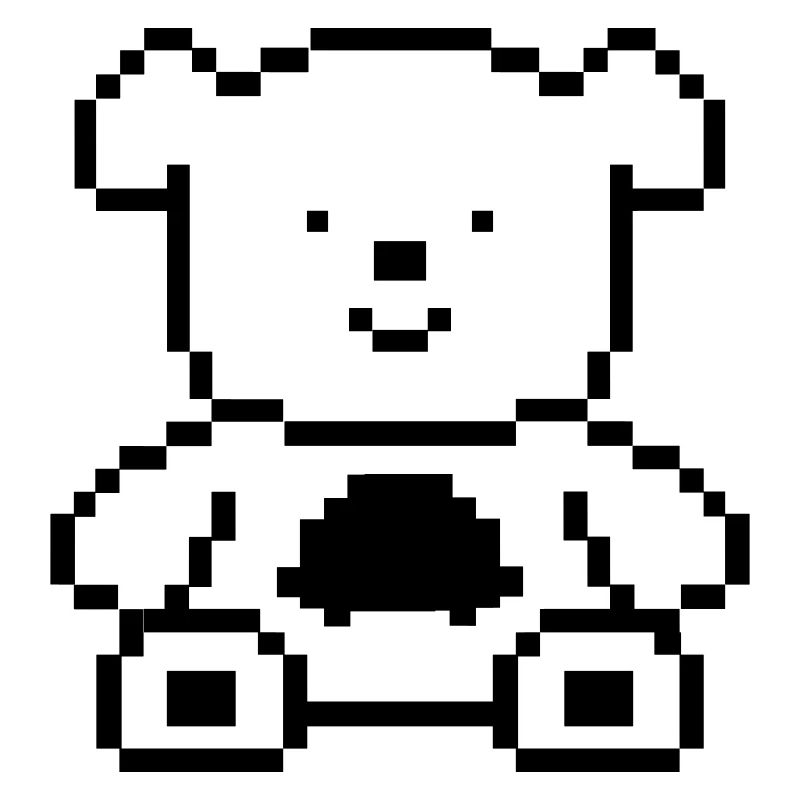 pixel bär
