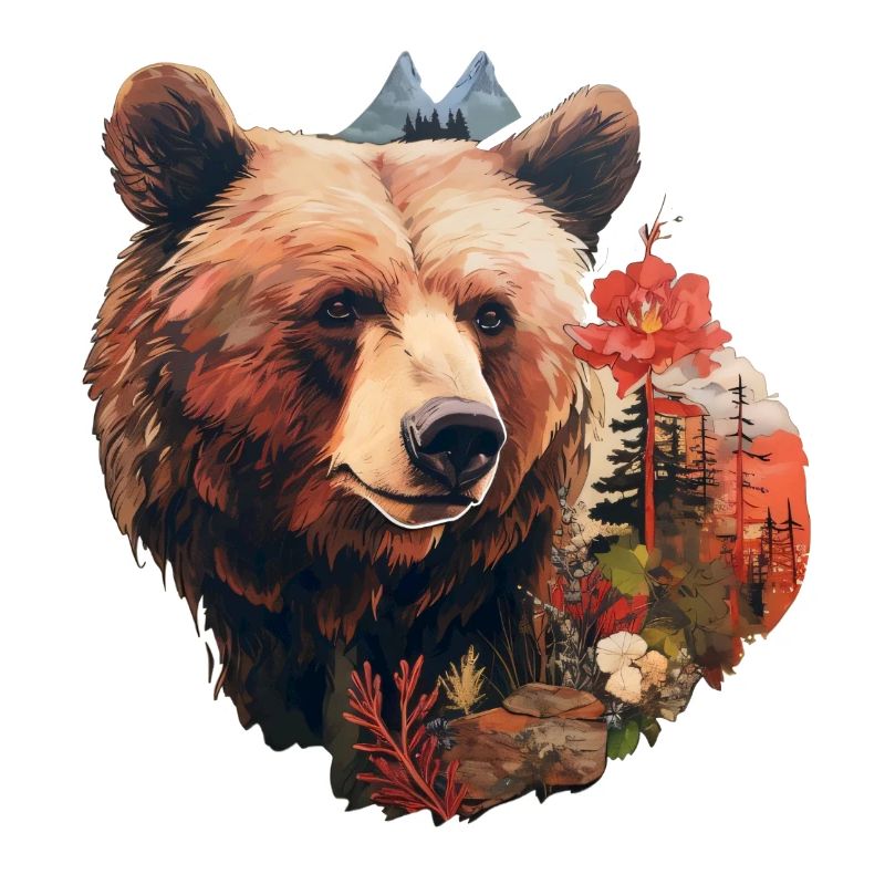 Bär in der Wildnis
