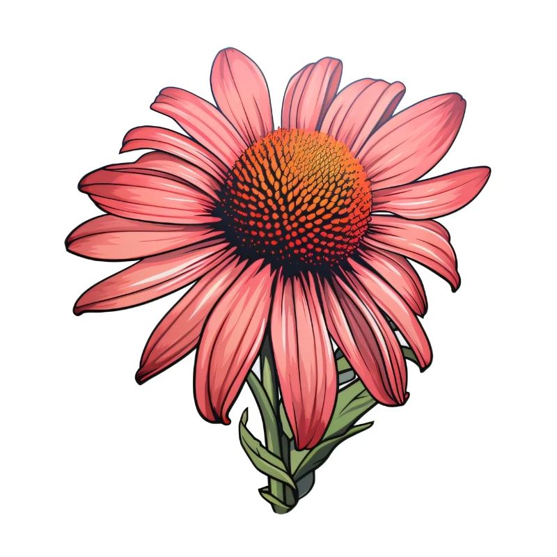 Echinaceablüte