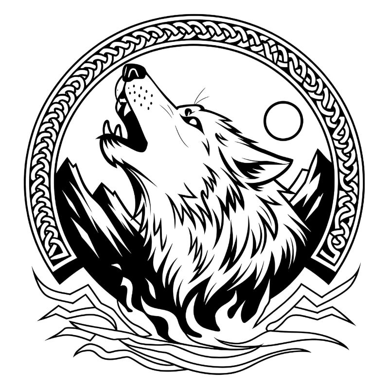 Wikinger-Wolf