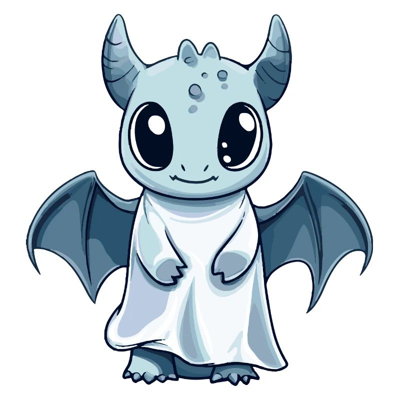 Drache Halloween Comic Geist