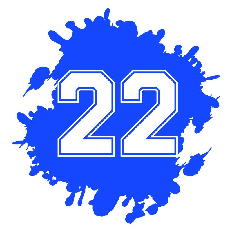 22 klecks
