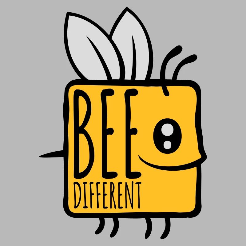 bee different Spruch Zitat