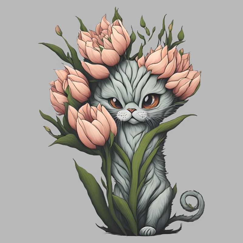 Fleur de chat extraterrestre