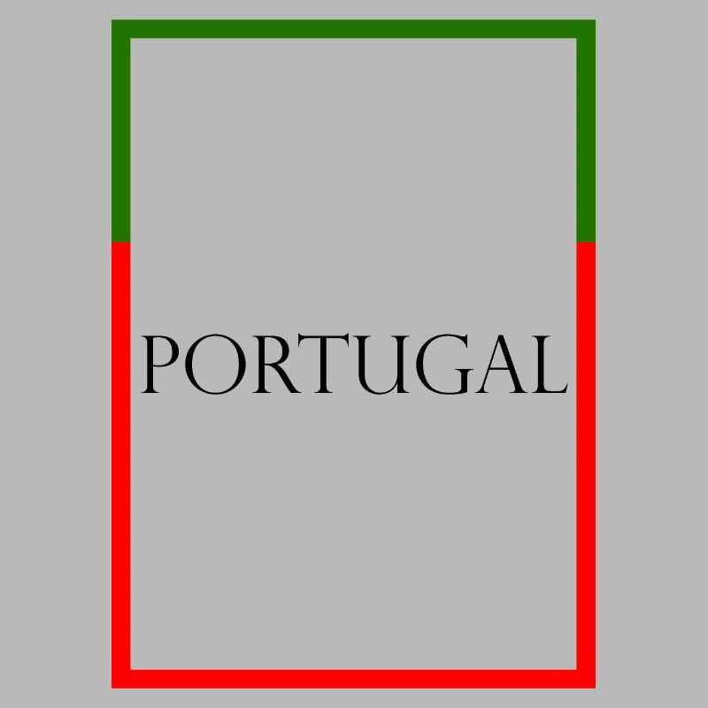 Portugal - Lettrage de déclaration avec drapeau