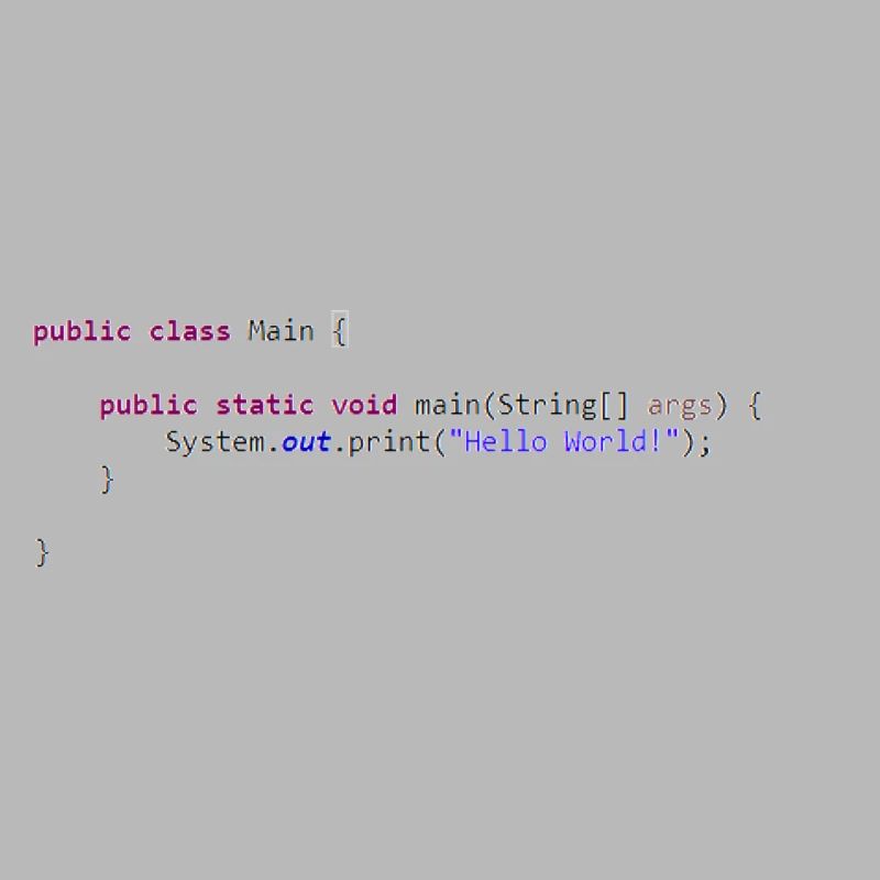 Java Hello World! Geschenkidee