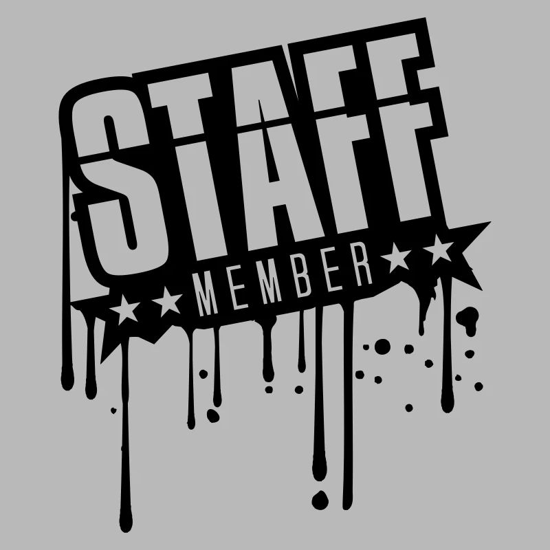 graffiti drops spray stamp glue silhouette staff
