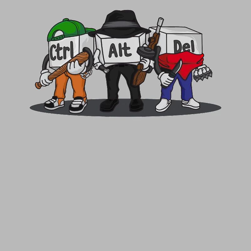 Ctrl Alt Del Computer Admin Nerd Geek Computer Scientist
