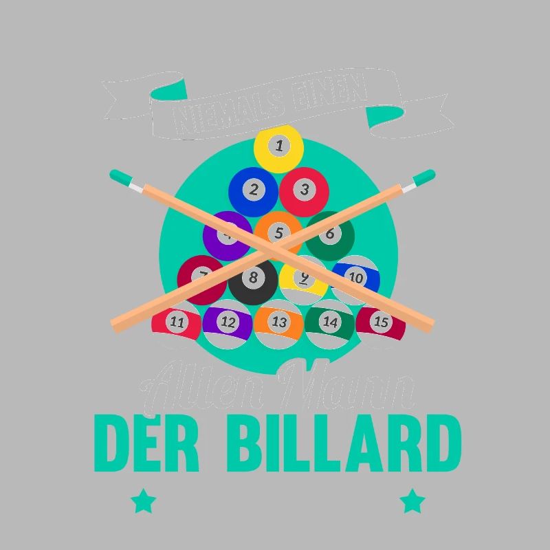 Cadeau de boule de billard queue de billard drôle