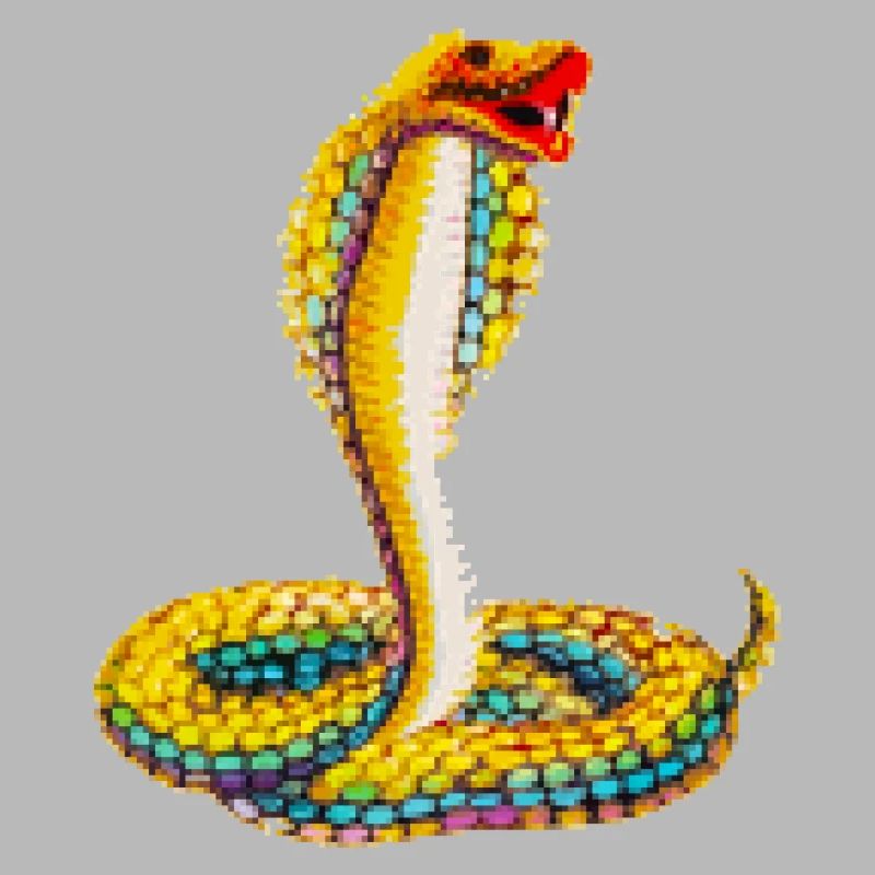 Serpent de pixel