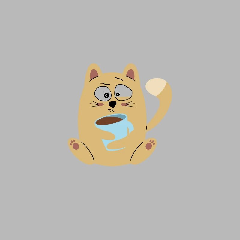 Coffee because Murder is wrong cat gift