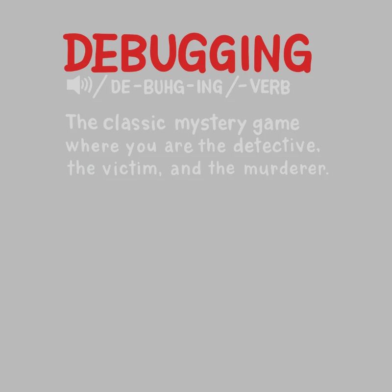 Debugging dictionary styled Definition